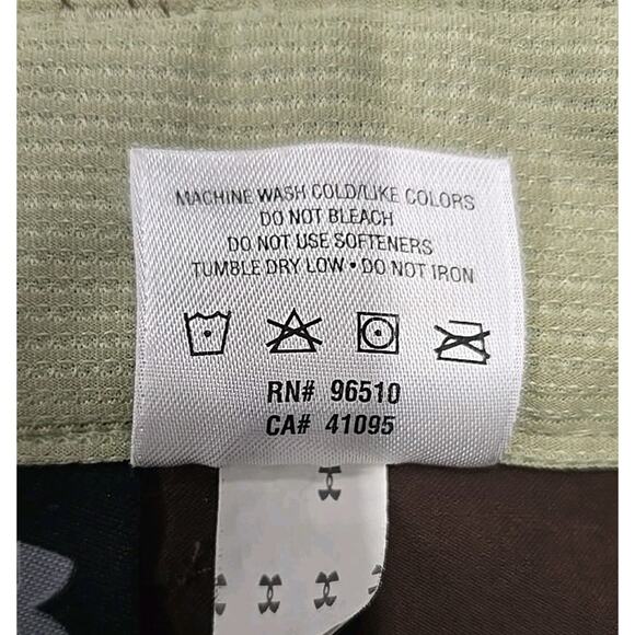 Under Armour Convertible Pants Men's 40x32 Brown Nylon Ripstop 7 Pocket Gorpcore - Picture 7 of 12